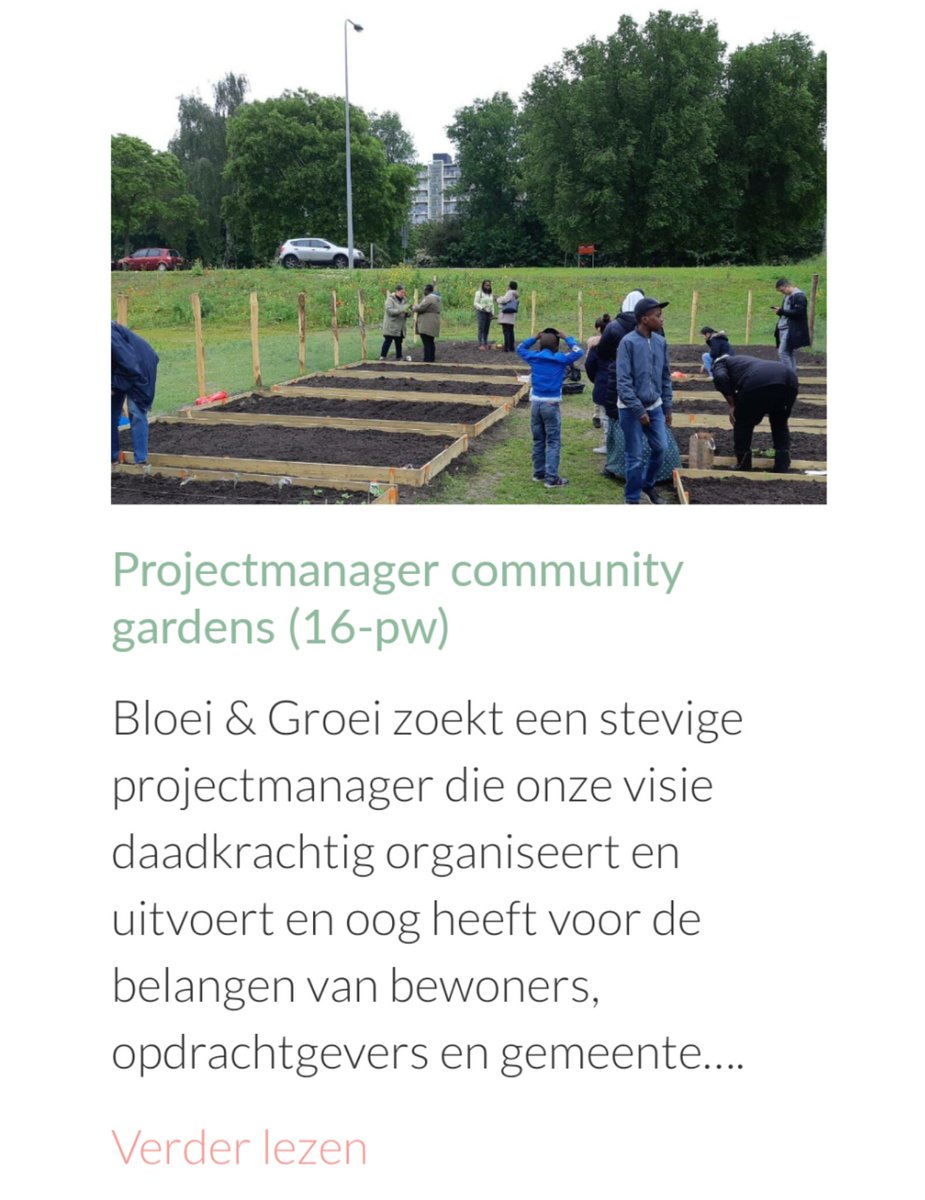 Twee stevige projectmanagers gezocht! #vacature #bloeiengroei #amsterdam #stadstuinen #freelance bloeiengroei.org/over-bloei-gro…