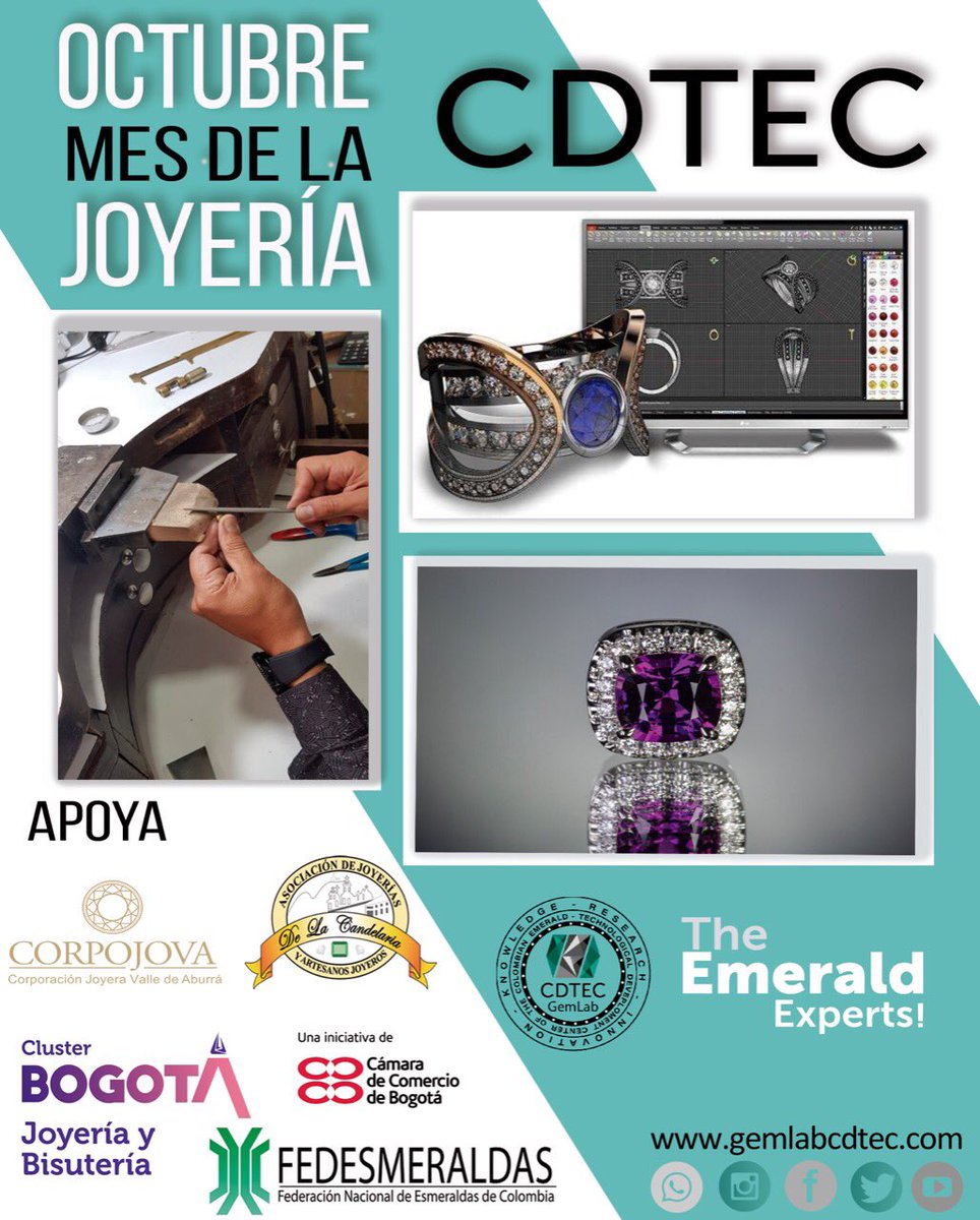 Este mes de la joyería charlas, descuentos, cursos y más preguntenos #emeralds #emerald #esmeraldas #joyeria #esmeraldascolombinas #esmeraldasdecolombia #jewelry #esmeraldasdecolombia #gemlab #gemology #gemologist #gemlaboratory