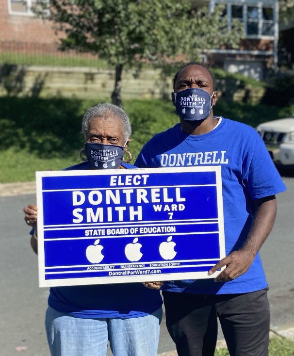 MzSherice's tweet photo. “From one product of #DCPS to another product of #DCPS, I endorse @Dontrell4SBOEW7 for the @DCSBOE #Ward7 Rep. seat! Keeping the legacy of #HBCUs alive!” Barbara D. Morgan Join us in voting for Dontrell on your #MailInBallots &amp; #EarlyVoteOct @EverWard7 https://t.co/xpoATTleGp
