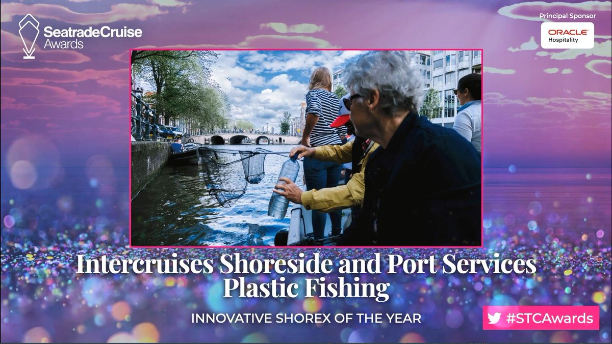 Seatrade Cruise (@seatradecruise) on Twitter photo Congratulations to our Innovative Shorex of the Year Award winner, <a href="/_Intercruises/">Intercruises Shoreside & Port Services</a>, for their Plastic Fishing shore excursion in the Netherlands! #STCAwards #CelebratingSuccess #STCVirtual Congratulations to our Innovative Shorex of the Year Award winner, <a href="/_Intercruises/">Intercruises Shoreside & Port Services</a>, for their Plastic Fishing shore excursion in the Netherlands! #STCAwards #CelebratingSuccess #STCVirtual