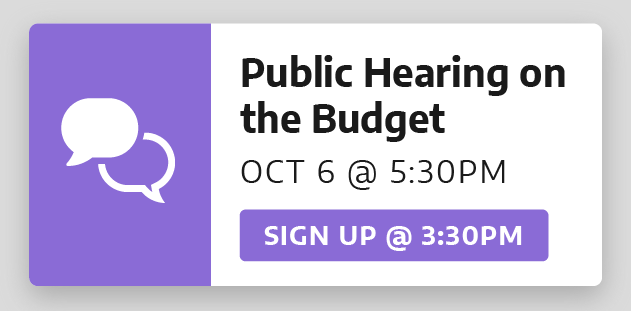 📢🗣️TONIGHT is <a href="/SeattleCouncil/">Seattle City Council</a>'s first public hearing where YOU weigh in on the <a href="/CityofSeattle/">City of Seattle</a>'s budget for 2021. Sign up for public comment opens at 3:30PM, today. Pre-register here: seattle.gov/council/commit…