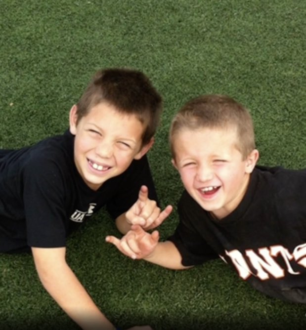 Best buds since day one. Great kids but when the lights go on watch out. <a href="/CharleyRossi1/">Charley Rossi</a> <a href="/ChadEldridge11/">Chad Eldridge</a> <a href="/sflionssports/">South Fayette Sports</a> <a href="/SFBSoccer/">SF Boys Soccer</a> @rossisfcoach  <a href="/TheDonRebel/">Don Rebel</a> <a href="/TribLiveHSSN/">TribLive HSSN</a> tribhssn.triblive.com/coaches-sons-f…