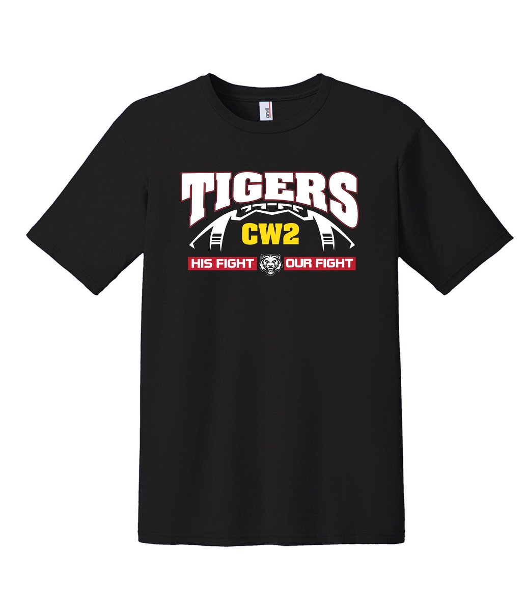 Garrison_Carter's tweet image. How about a gesture of solidarity from the @ADMFootball  community Friday by all wearing our CW2 shirts.

Friday we would love it if you would take a selfie in your shirt and post to Twitter/Facebook with the hashtags #CW2 #HisFightOurFight.
