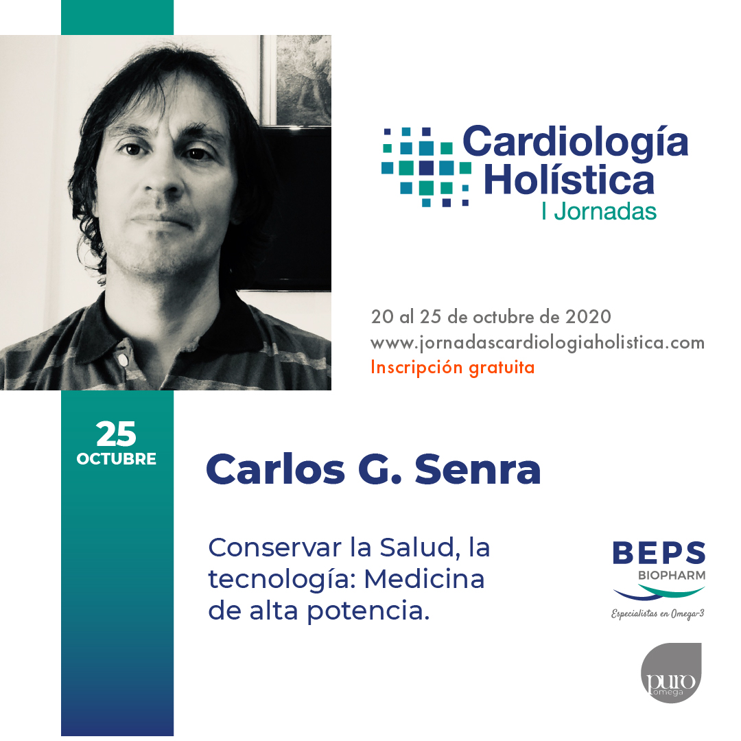 Ponencia de Carlos G. Senra, Buenos Aires, creador de EDUCACIÓN HUMANA COACHING INTEGRAL, método educativo- terapéutico con base en psicología práctica, salud integral.

#medicinaholistica #cardiologia #salud #omega3 #corazon #coaching⠀