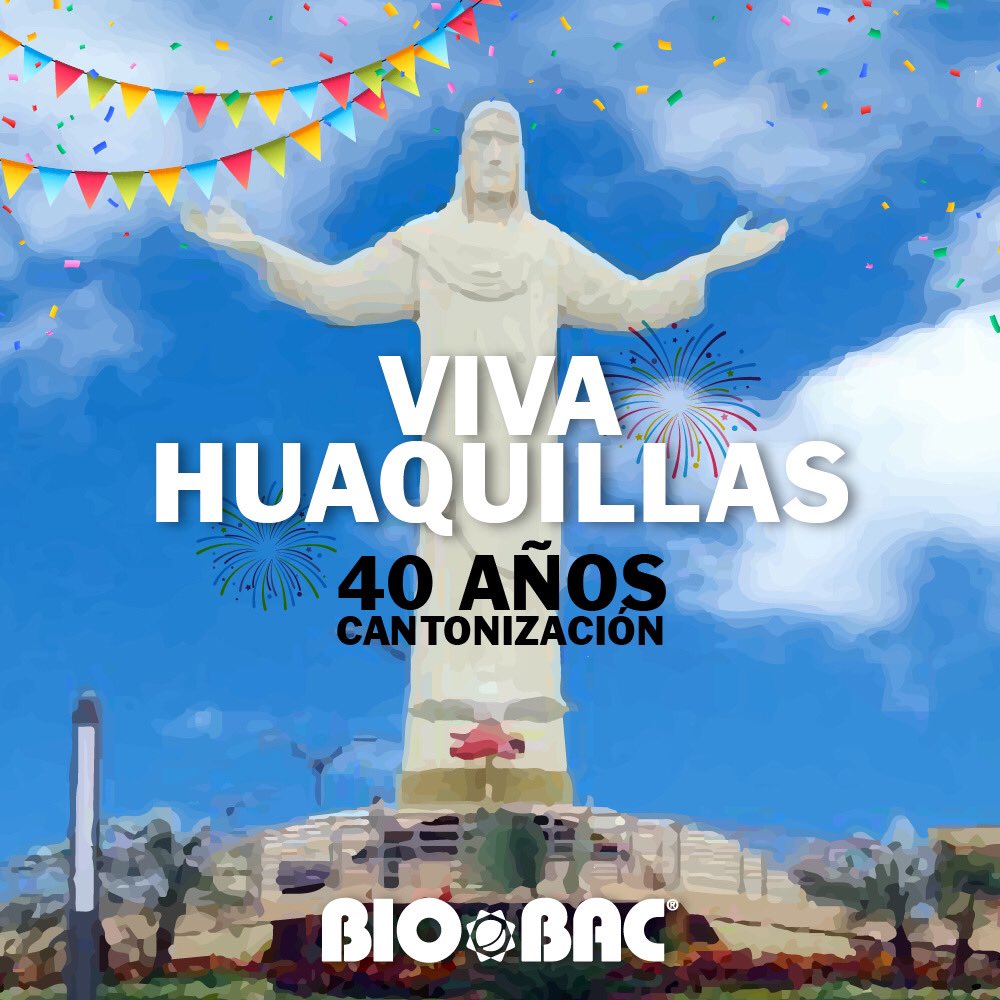 Biobacsa's tweet photo. Felices fiestas #Huaquillas 🎉 https://t.co/IPs6SjZTO2