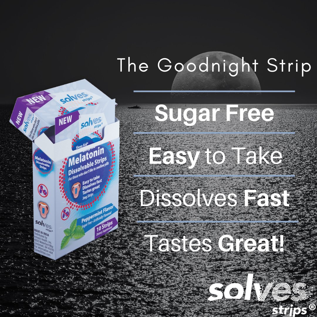 SolvesStrips's tweet photo. It is much easier to take on your hard days after a good night's sleep!
If you are having trouble getting a good, deep-sleep then try our #Melatonin strips!
https://t.co/vYyfe5z1yC
#sleep #sleepy #tired #sleeplessnights #health #healthy #solvesstrips https://t.co/tPYRMoLdGH