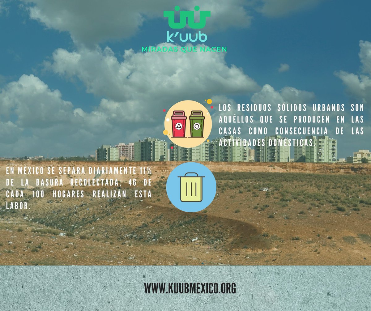 KuubMx's tweet photo. ¿Te gustaría vivir entre la basura?

#YoReciclo
Muchos de los residuos que van a parar a tiraderos o rellenos sanitarios son materiales que pueden recuperarse y reciclarse.
#reciclar #reutilizar #medioambiente #kuub #pet #plasticos #plasticoreciclado
@HolachiotTab  @inundeishon https://t.co/Hmssz8itbR
