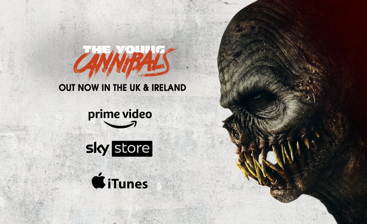 The Young Cannibals is now available in the UK &amp; Ireland! Check it out now on Amazon Prime Video, iTunes and Sky.

#TheYoungCannibalsFilm  #Horror #HorrorMovie #CreatureFeature #film #BritishFilm