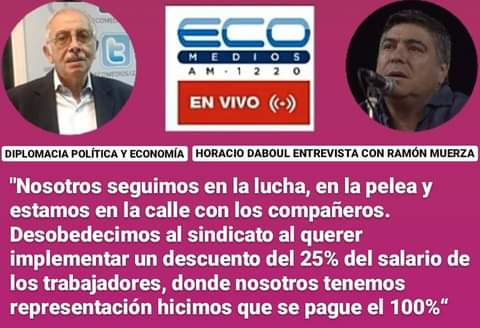cocorojas83's tweet photo. @MuerzaRamon secretario general del sindicato de empleado de comercio. Por un sindicato. Qué sea de los verdaderos trabajadores y trabajadoras de comercio y sus familias.. https://t.co/jh60S3fVZr