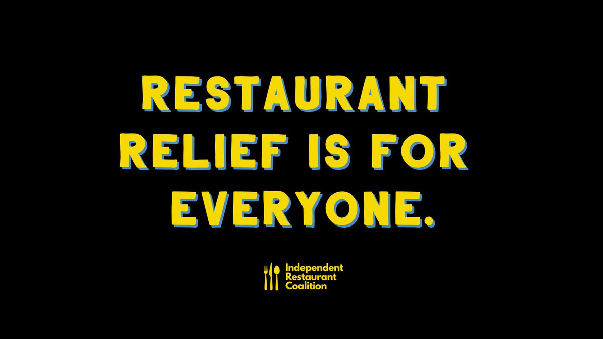 Independent Restaurant Coalition tweet media