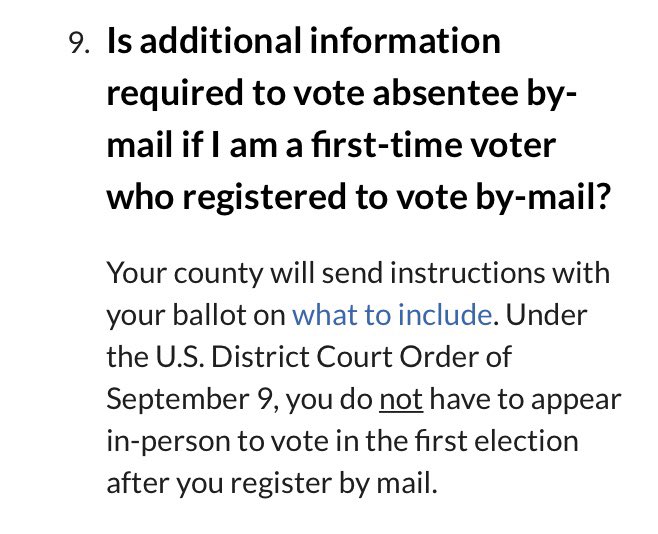 3) This is not my job & the SOS & the 95 election commissions should be doing a MUCH better job informing the public, but instead they provide the following. Will you wait to be sent instructions? That would be a very bad idea.