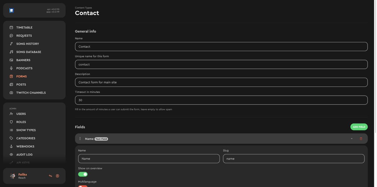 RadioPanelApp's tweet image. A couple of additions to our platform recently..
✅ Clear all button for requests
✅ Added post publish, podcast entry create + form entry create webhooks
✅ Custom user profile fields