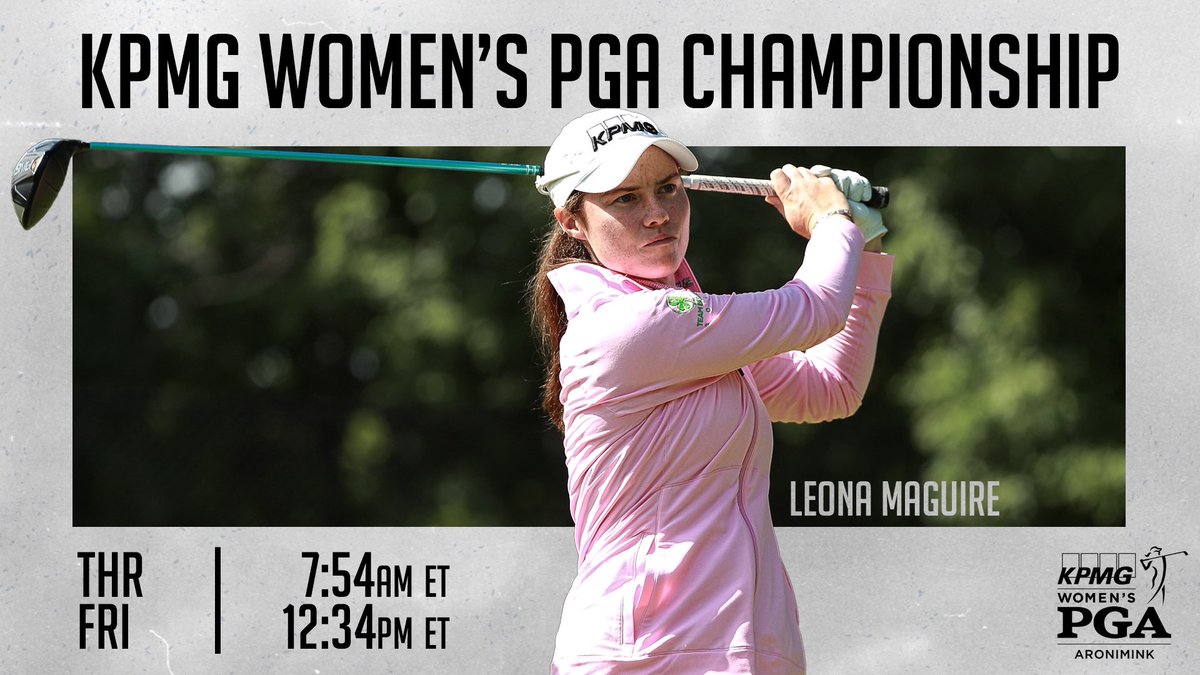 Best of luck to @KPMGGolf this week with the @KPMGWomensPGA ! Such an impactful week that raises the bar for women on and off the golf course. 
 
Looking forward to watching @leona_maguire ! Enjoy the week #InspireGreatness