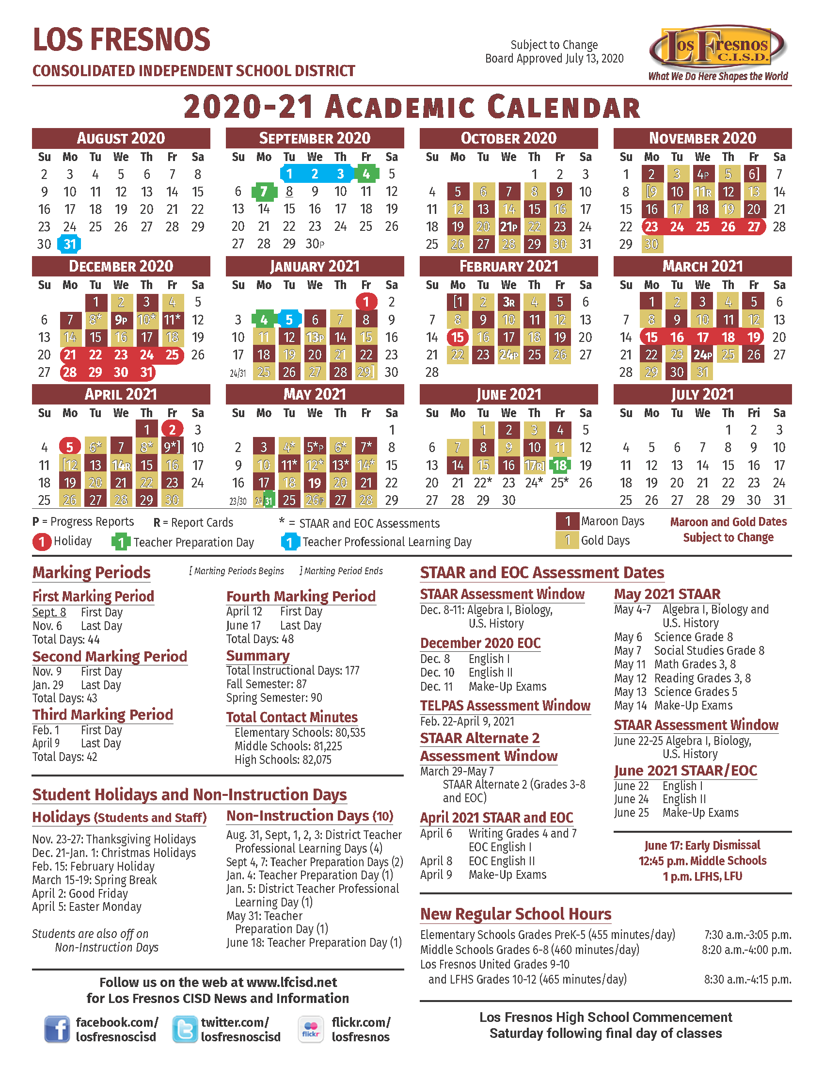Los Fresnos Cisd Calendar 2025 susie clarette