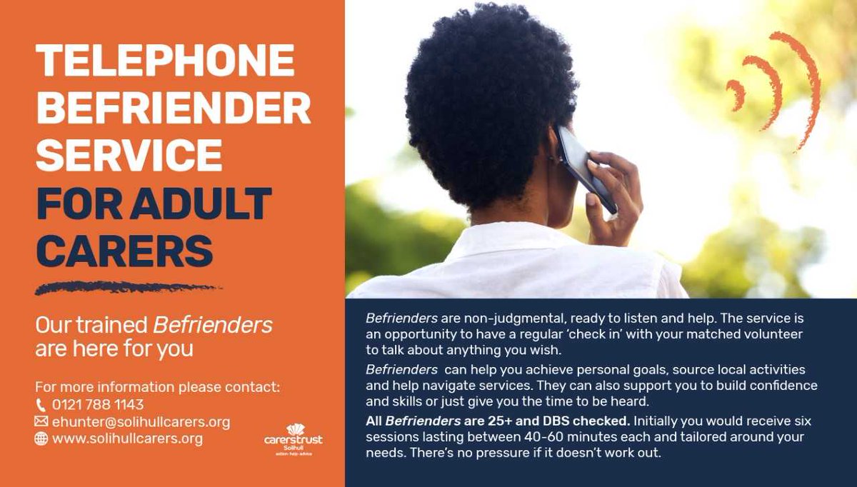 deffleye's tweet image. So much in the press at the moment, this is what we are doing @solihullcarers to support carers in Solihull Borough #BritainGetTalking