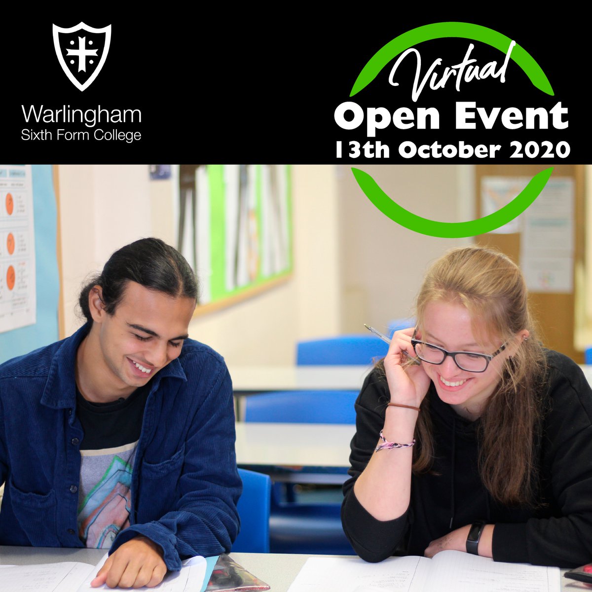 Find out why our students enjoy learning at our Virtual Open Event from midday on Tuesday 13th October 2020.  There will be videos presented by staff and students and you can hear from former students too. Just go to openevening.org.uk! 
#collegeopenevening #college