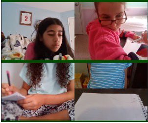 We ❤️ seeing the power of #writingworkshop even in the virtual environment! Our teachers can do “virtually” anything! ✏️📓 <a href="/jtdouds/">Josh Douds</a>