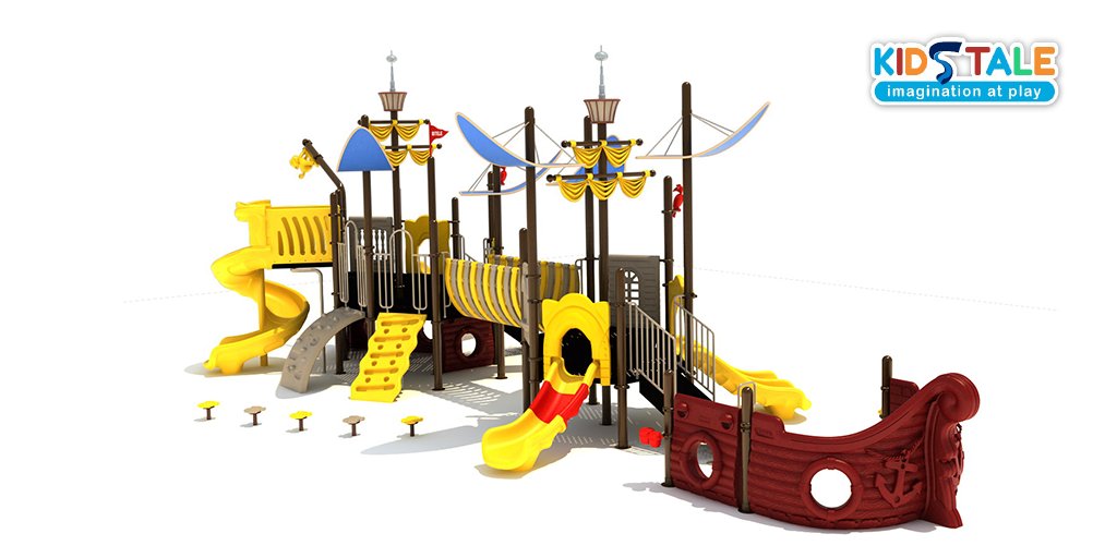 KidsTale's tweet photo. Still one of our favorite #playground themes - the #pirateship! ⚓️
Extensive details and uncompromised #safety allow children to set sail with #imagination at play. Will your little ones enjoy this? 😍
#piratetheme #pirateplayground #themeplay #playgroundproducts #kidsplay https://t.co/IZvDGb1dOt