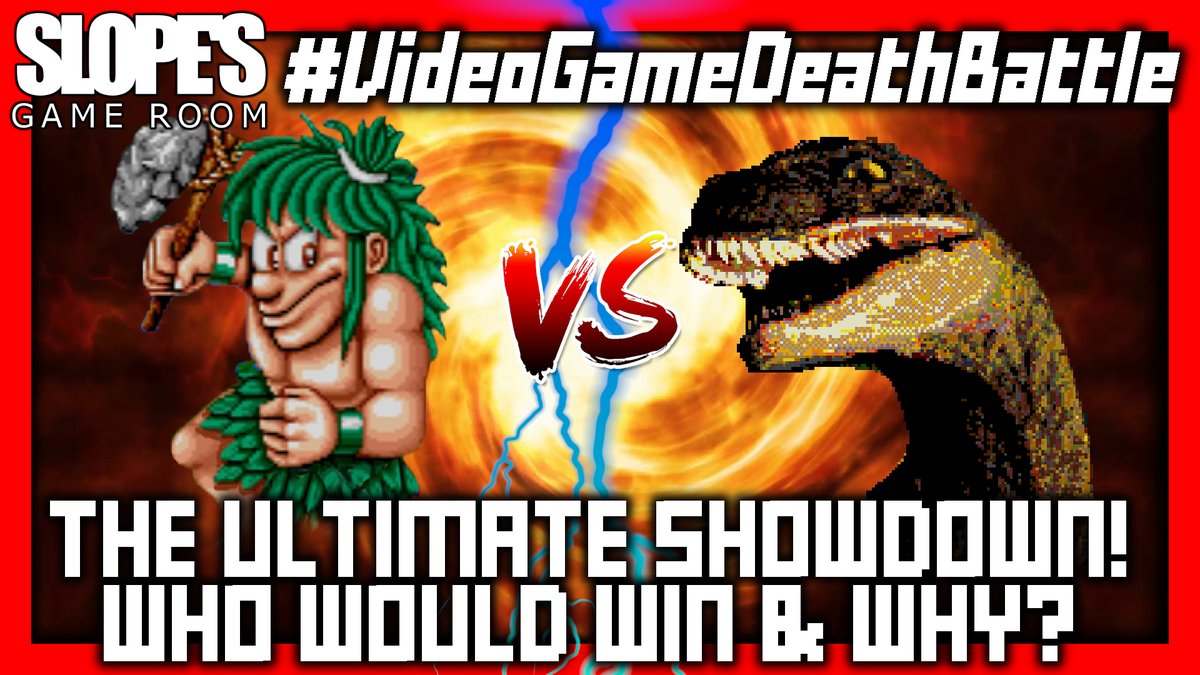 SlopesGameRoom's tweet photo. #VideoGameDeathBattle is back once again and this time in the ring its... Joe vs Velociraptor
Who would win and why? https://t.co/95YxXl2C66