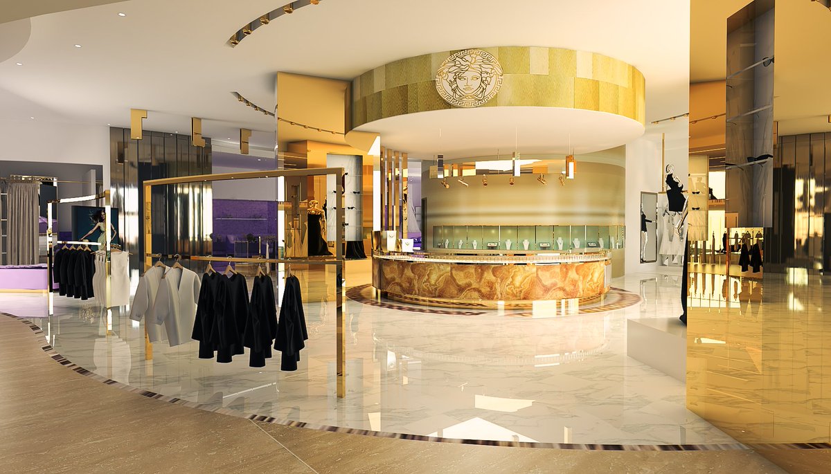 AsmaBenSaid5's tweet photo. Aménagement d'un macasin versace
@Versace @arielversace #interiordesign #versace #amenagement #architecture #design @autodesk #3dsMax #vray #render #rendering #photoshop @Adobe https://t.co/tKWhxFaCWm