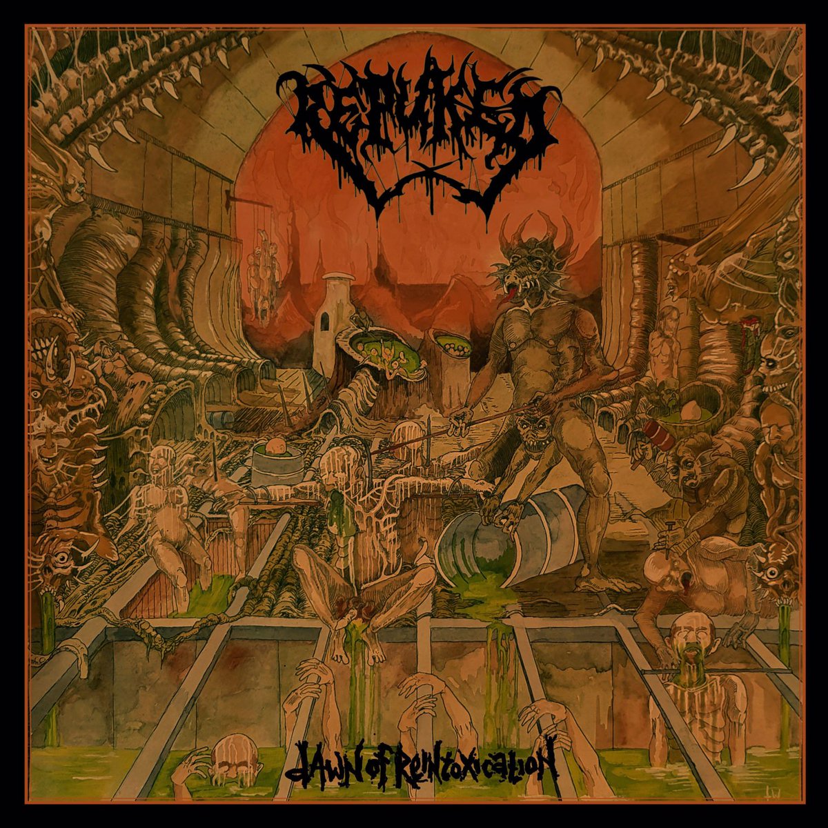 dbmagazine's tweet photo. Hear absolute cretins @repuked profane the sanctity of death 12 times over on their gnarly third album "Dawn of Reintoxication." https://t.co/Ge4ieKUutQ #Repuked #deathmetal #soulseller https://t.co/5aZjCSKo0X