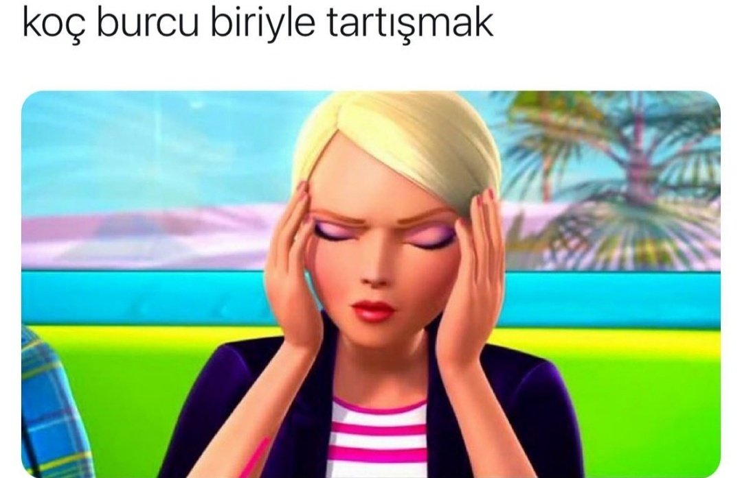 Koç burcu arkadaşlarım ve annemi tabi ki seviyorum ama anlaşmak mı ahahah aynı böyle...