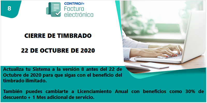 HardSoftmx's tweet photo. Cierre de Timbrado para Contpaqi Factura Electrónica y Comercial Start con Licenciamiento Tradicional - https://t.co/H2n6vviTc3 https://t.co/CmF4Ou27oV