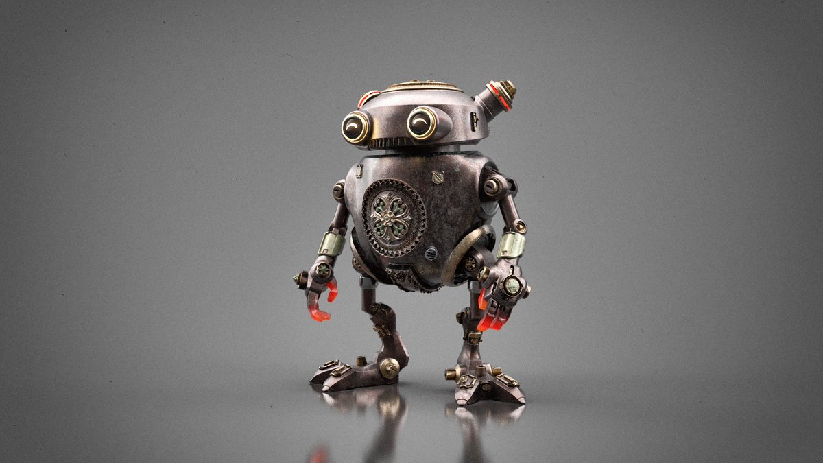 Dharmrajpatel61's tweet photo. Eddie Royal Robot substance Eddie challenge #therookies #Contest #madewithsubstance #SubstancePainter #EddieRobot @Substance3D @TheRookiesCO https://t.co/CSj9uiYbal