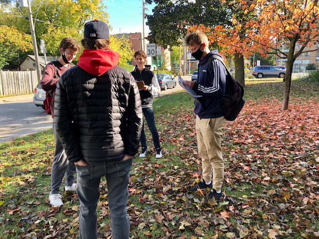 SOLE International Business students debating their ideal economy, and enjoying the beautiful weather. #outdoorlearning