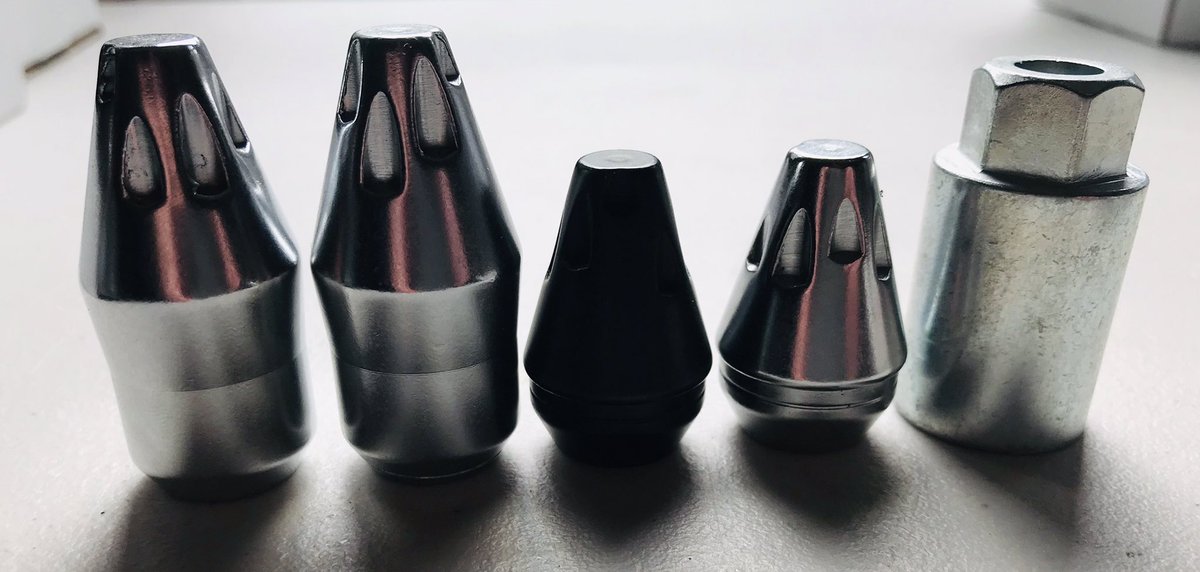 AdvWheelLocks's tweet image. Do you have expensive aftermarket wheels?  Did you know that many insurance companies do not cover them if they are stolen?  Our new aftermarket sizes are finally here!  The removal tool is the same size as a quarter, so if a quarter fits in your lug pocket, we have you covered!