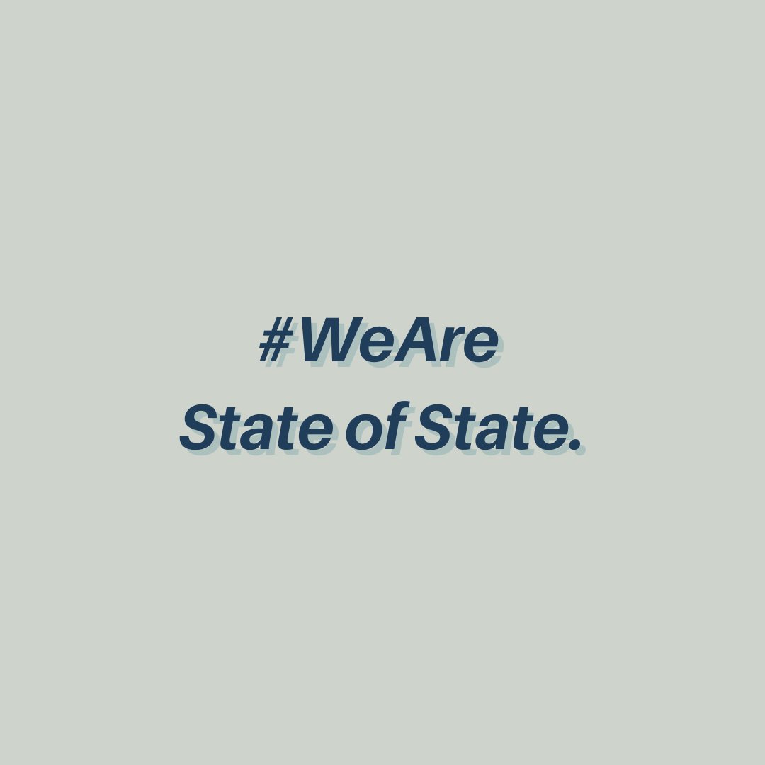 Introducing State of State's new logo! #WeAre Ready for Change.