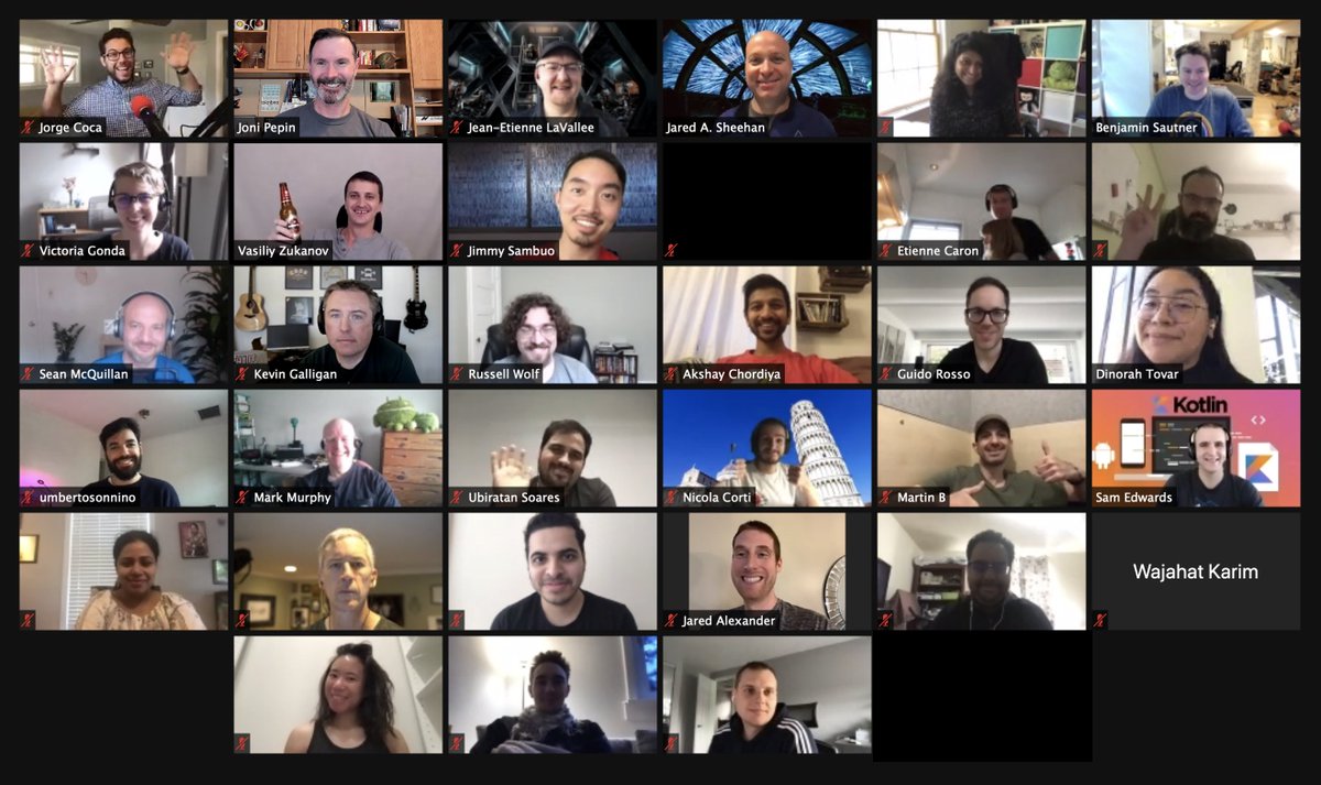 DevCommunityOrg's tweet image. Super excited to get our speakers together today to prep for #AndroidSummit!!
This is truly a global event! 39 experts will be presenting live from 11 different countries 🌎
Looking forward to seeing everyone on Thursday!!