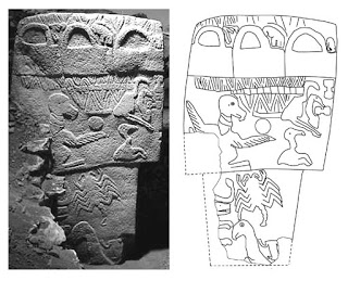 Thread: While we are talking about Göbekli Tepe, I would like to just ask few questions about the "famous" pillar 43,  Otherwise known as "scorpion and vultures pillar". I would add "and bags, don't forget the bags"...Is this a random collection of images or???