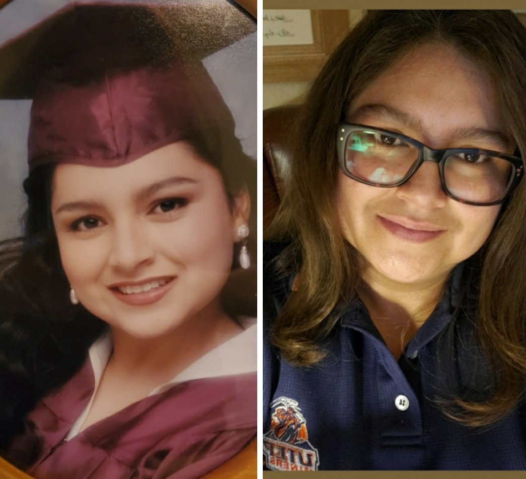 CandyRDominguez's tweet image. It is THEN and NOW Tuesday at @YsletaISD, #THEDISTRICT #AlumniWeek, proud product @YsletaHSIndians @YsletaHS.  Tribe of 1996.  Once An Indian, Always An Indian.