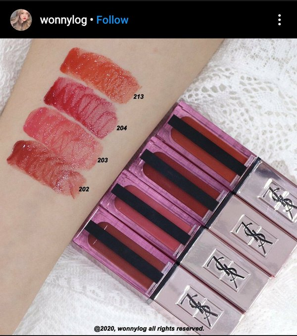 Lip Stain Ysl 205 Lipstick Yves Saint Laurent Liquid Lipstick