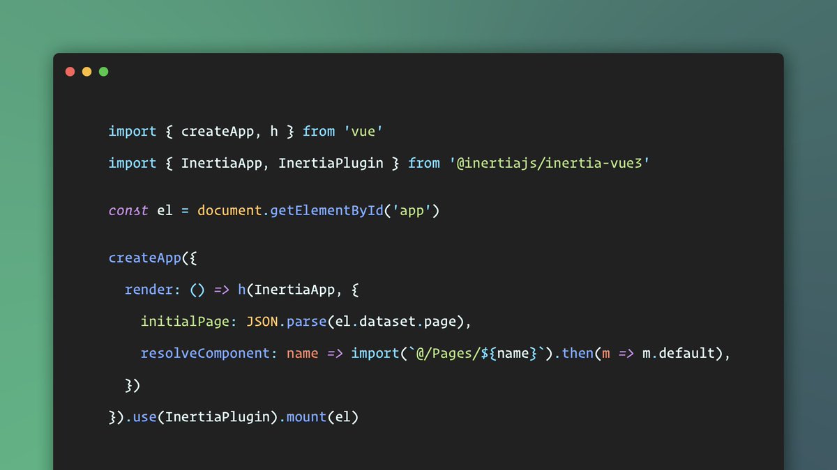 🎉 I just finished the new <a href="/vuejs/">Vue</a> 3 adapter for <a href="/inertiajs/">Inertia.js</a>!

We decided to make it an entirely new package (@inertiajs/inertia-vue3), so we can continue developing the existing Vue 2 adapter as well. 💪

I'm super excited for Vue 3! Well done <a href="/evanyou/"></a>. 🙇‍♂️

github.com/inertiajs/iner…