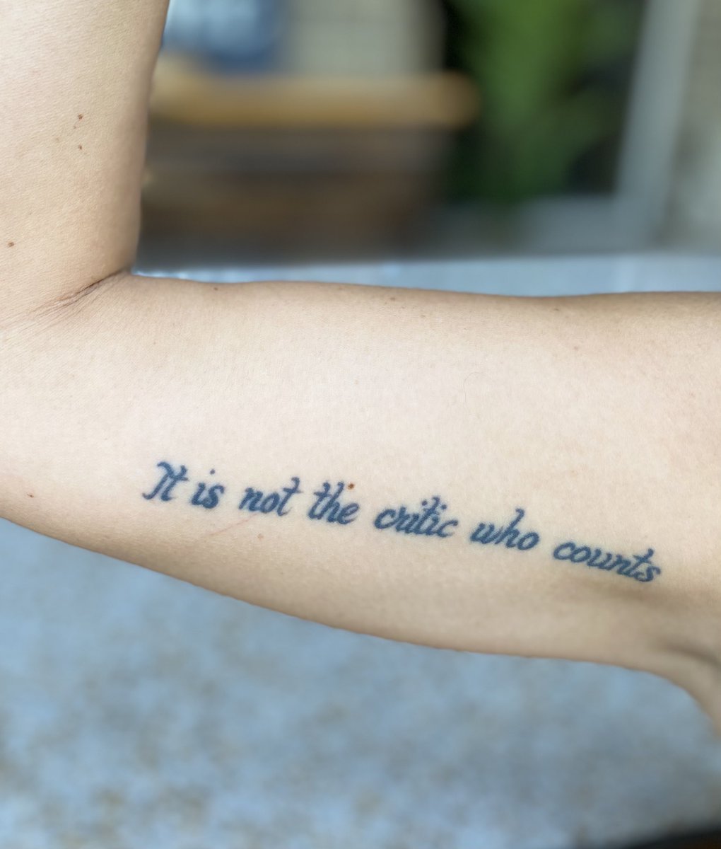 TSlocum (@theresaslocum) on Twitter photo <a href="/BreneBrown/">Brené Brown</a> when u are leading a #risingstrong book study and a member shows u her tatoo 💪 ❤️ <a href="/BreneBrown/">Brené Brown</a> when u are leading a #risingstrong book study and a member shows u her tatoo 💪 ❤️