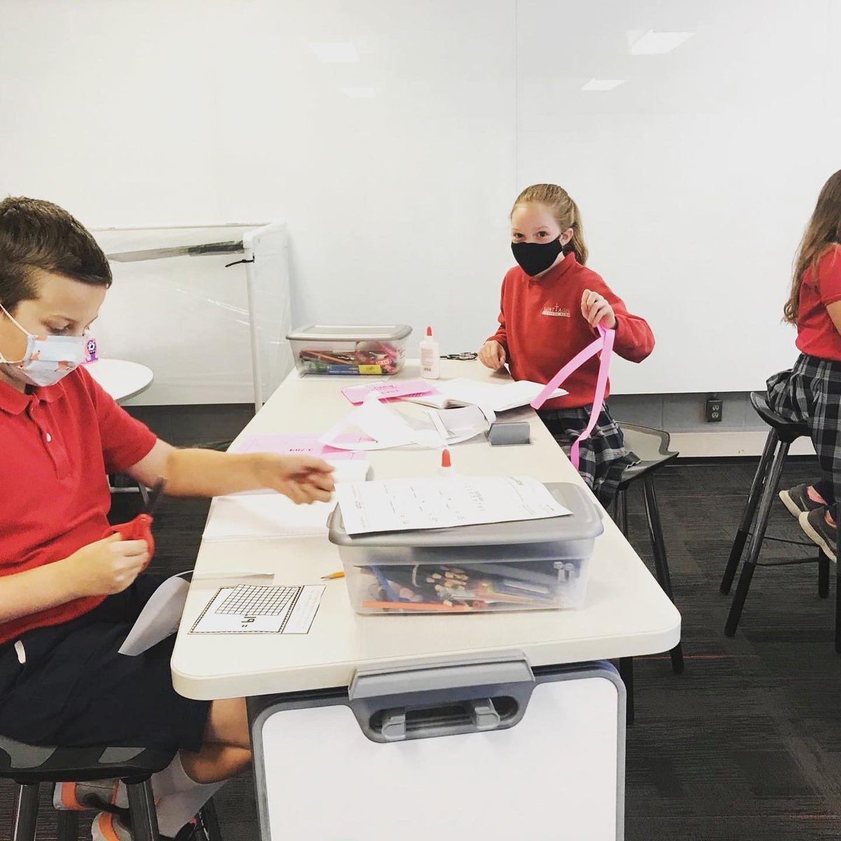 StAgnesRams's tweet photo. Our fifth graders have been spending some time in the math hub learning about adding and subtracting decimals! #stagnesrams #mathhub #stagnesauction https://t.co/KyrPUNs1D5