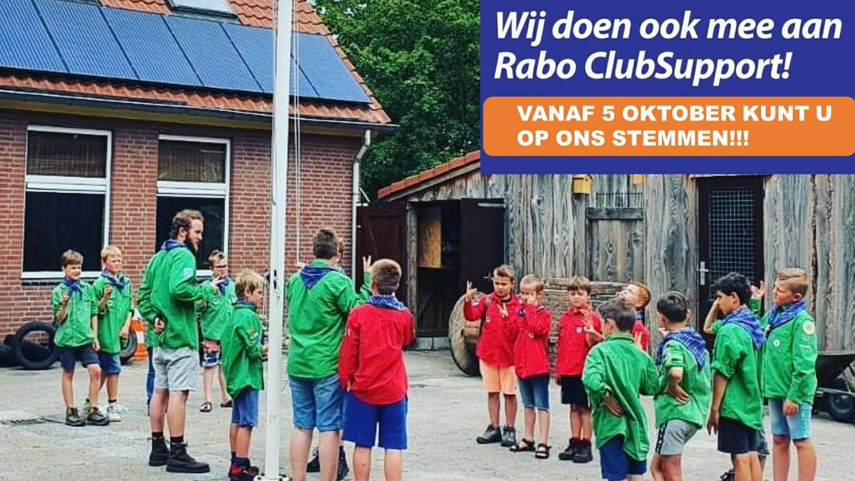 Help ons aan stemmen, zodat we ook in de toekomst toffe dingen voor alle #zwervers uit #veenendaal kunnen blijven organiseren!

Lid van de <a href="/Rabobank/">Rabobank</a>? Breng dan snel je stem uit via de leden app of de website en zoek op 'clubsupport'.

Onze dank is groot! 🙏