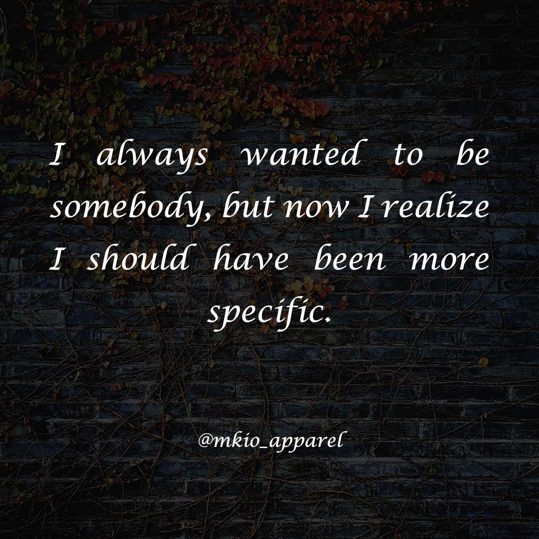 ⛔ Don't be just anybody. Be YOU ❣️⁠
<a href="/mkio_apparel/">MKIO Apparel</a>⁠
.⁠
.⁠
.⁠
.⁠
.⁠
#quotelife #quotes #quotegram⁠ #dailythoughts #dailyquotes⁠