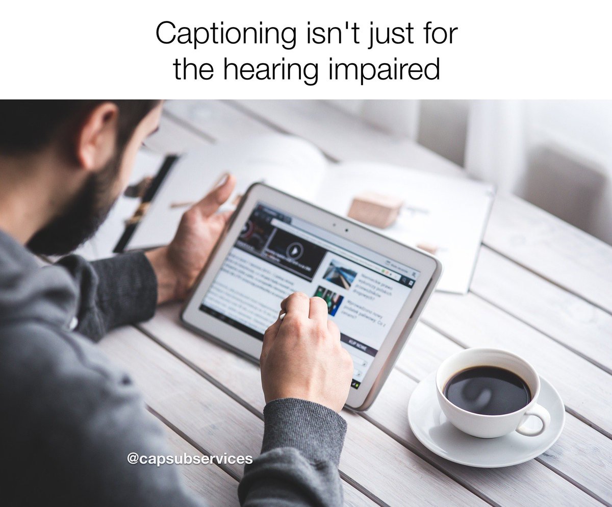 CapSubServices's tweet image. #Captioning isn't just for the hearing impaired: 30,000,000 people are learning English as their second language and many use captions as a learning tool.  (Source National Captioning Institute)