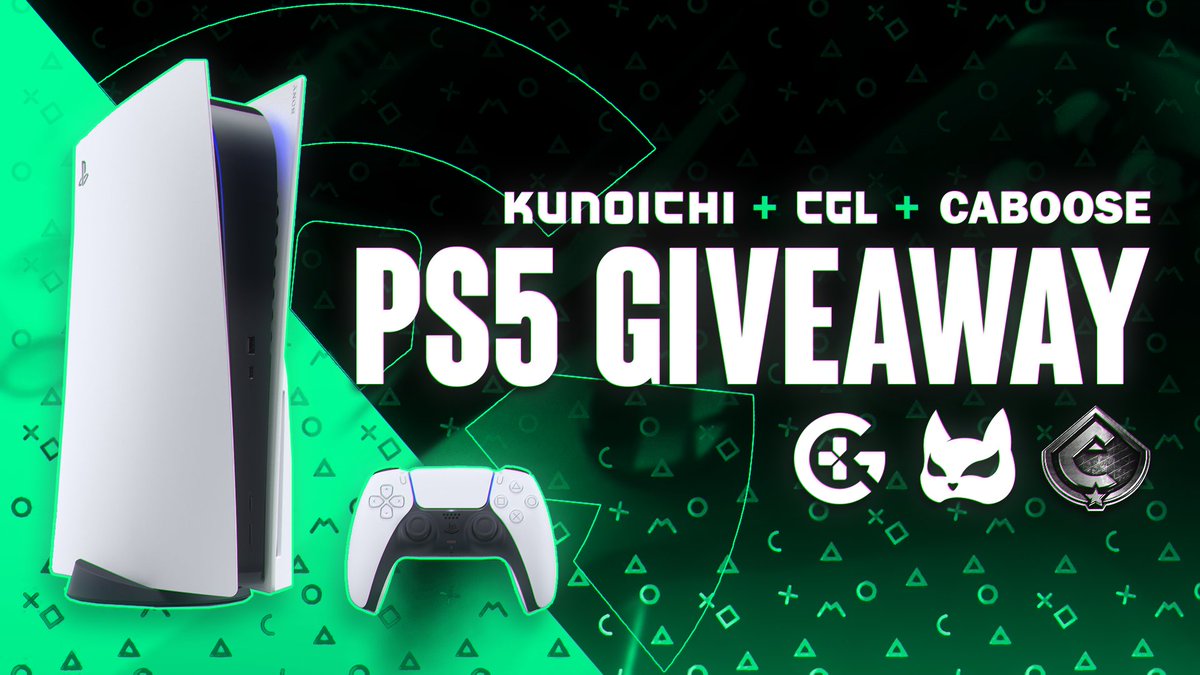 HUGE GIVEAWAY ALERT!

I'm teaming up with <a href="/ConsoleGamingLG/">CGL</a> and <a href="/KunoichiCGL/">Kunoichi</a> to give away a #PlayStation5 to 1 lucky person!

ENTER HERE: gleam.io/K7Z0J/caboose-…

Please note this giveaway is for North America only. Winner will be chosen on 11/06/2020. Good luck! RT's appreciated!