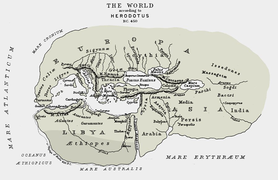 The great greek philospher, Herodotus, used the word Aethiope to refer to the inhabitants of both the lands beneath Egypt and Libya (used to refer to all Maghreb North africans) as well as southern indians, as the word literally meant "burnt skin" as in to refer to the