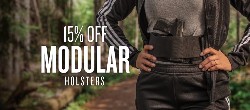 CBHolsters's tweet image. Right now, save 15% on All CrossBreed Modular Holsters!
SHOP NOW: bit.ly/3jyjk5d #ConcealedCarry #ResponsiblyArmed #SALE #IWB #holsters