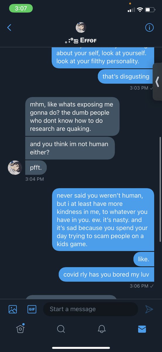 lmaooshayy's tweet photo. she had the audacity to call me a homophobic, and trump supporter. report her. anything helps. #bobajessss #roblox #robloxscammer #scammerexposed #royalehigh #mm2 #animationmocap #robloxthingz #rhhalo #newval #oldmermaid #newhal #help #idk #scammerrrr #roblox #rhscammer CAREFUL❕ https://t.co/wvMPIrvTwz