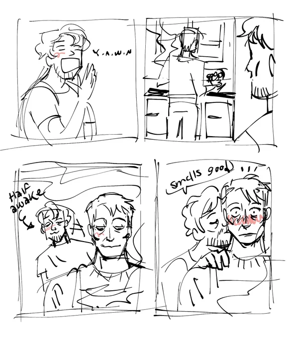 hi im not finishing this bc its Mondo Cringe but i thot the doodles were cute. post fall content in my mouth neoooowwww ! ! ! ! ! 