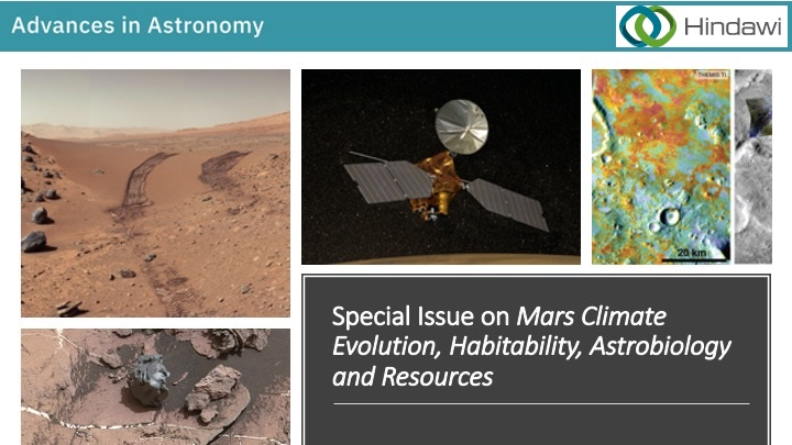 Please consider submitting your research to our special issue on "Mars Climate Evolution, Habitability, Astrobiology, and Resources". Submissions are open until 29th Jan. <a href="/Hindawi/">life</a>  hindawi.com/journals/aa/si…  Looking forward to reading a great collection of science!
