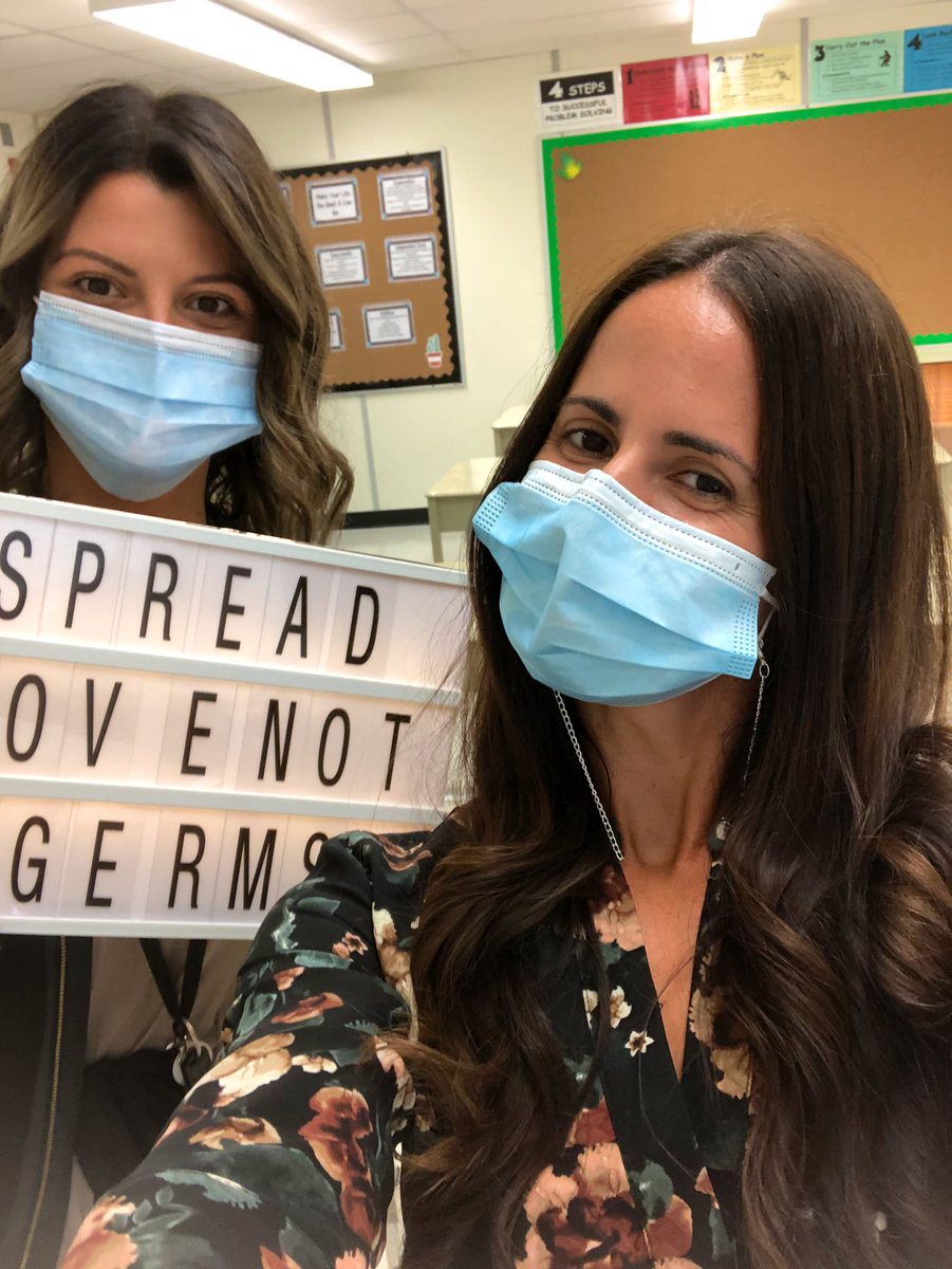 Ms_DiDomizio's tweet photo. Spread LOVE not germs! Our 2020 motto! @MissNTucci #grade5 @StAndreTCDSB https://t.co/JIlAkKkgCb