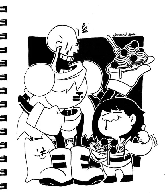 [* WHAT A PASSIONATE EXPRESSION !!]
#undertale #papyrus #frisk #annoyingdog 