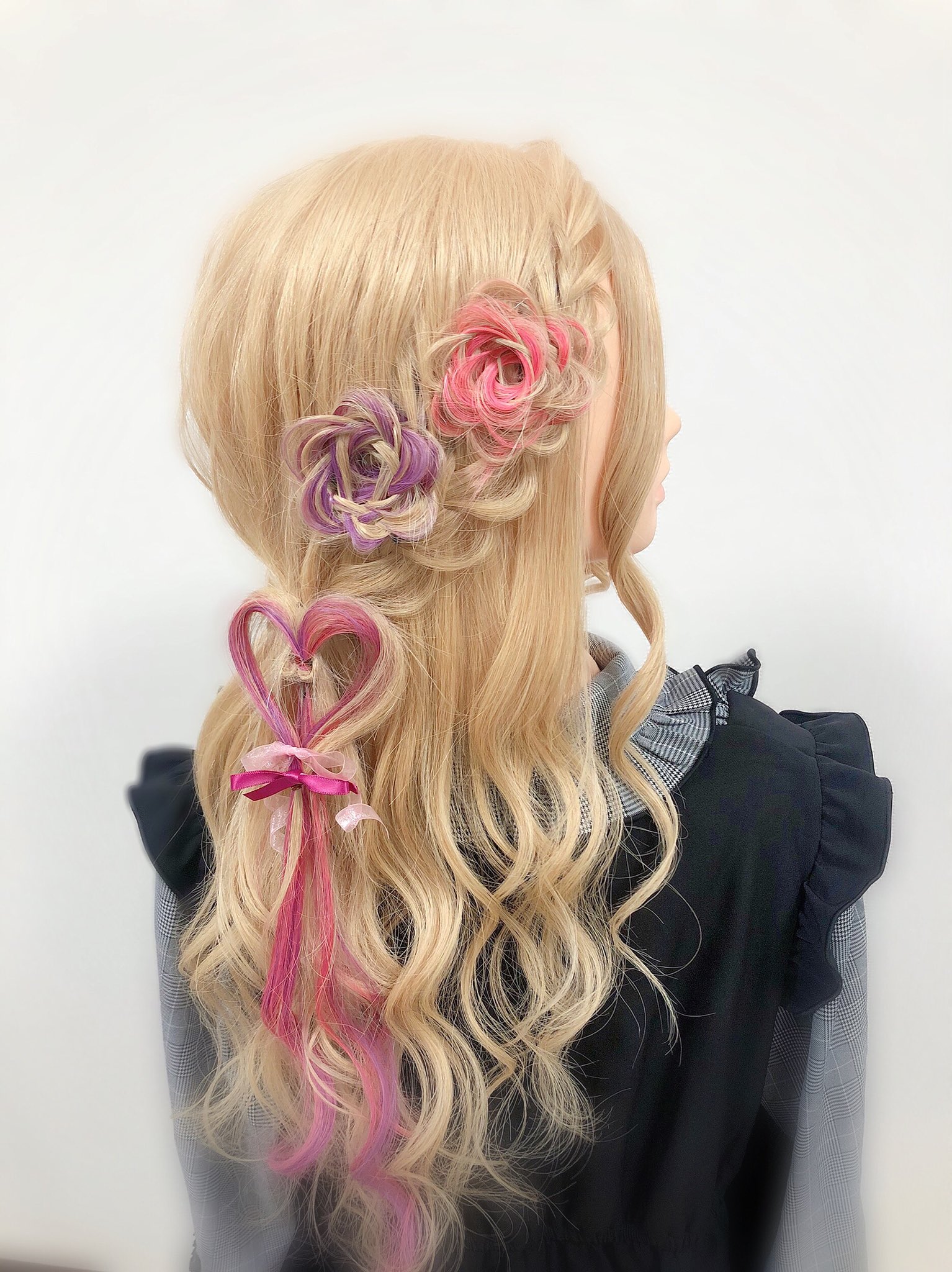 M S Hair Make Up 深澤莉恵 ヘアアレンジ ヘアセット ヘアメイク エムズ セットサロン ヘアメイクサロン 高田馬場サロン 美容 ヘアスタイル アレンジ Beauty Hair Make Hairarrange Hairmake Hairstyles ハーフアップ ハーフアップ